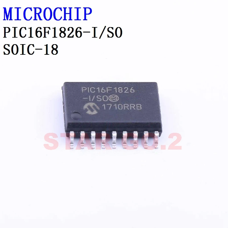 

5PCSx PIC16F1826-I/SO SOIC-18 MICROCHIP Microcontroller