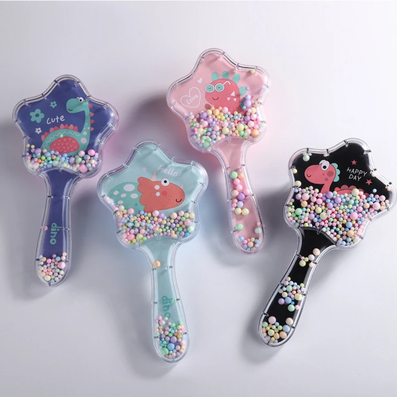 

Cartoon Air Cushion Massage Comb Hair Brush Star Sequin Quicksand Anti-knot Untangling Hairbrush for Baby Curly Hair Accessories