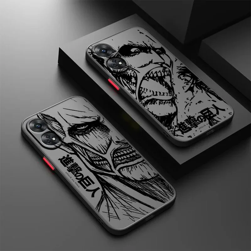 Комиксы атакуют на Титаны чехол для телефона OPPO Reno 4 5 6 7 8 F Z T Lite Pro Plus 4G 5G Find X3 X5 F21