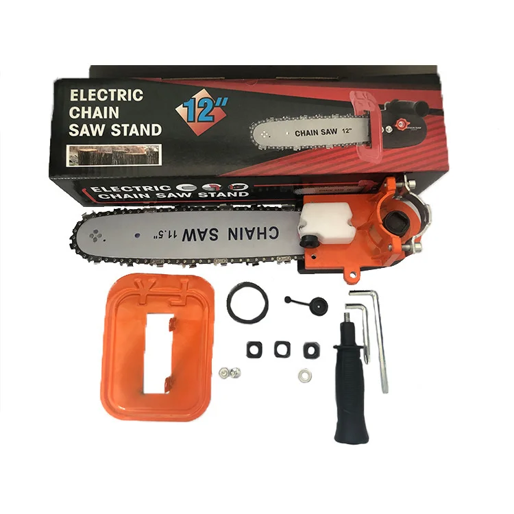 

12inch Electric Grinding Drill Modified To Electric Chainsaw Attachment Accessory Set Woodworking Cutting Tool Converter Adapter