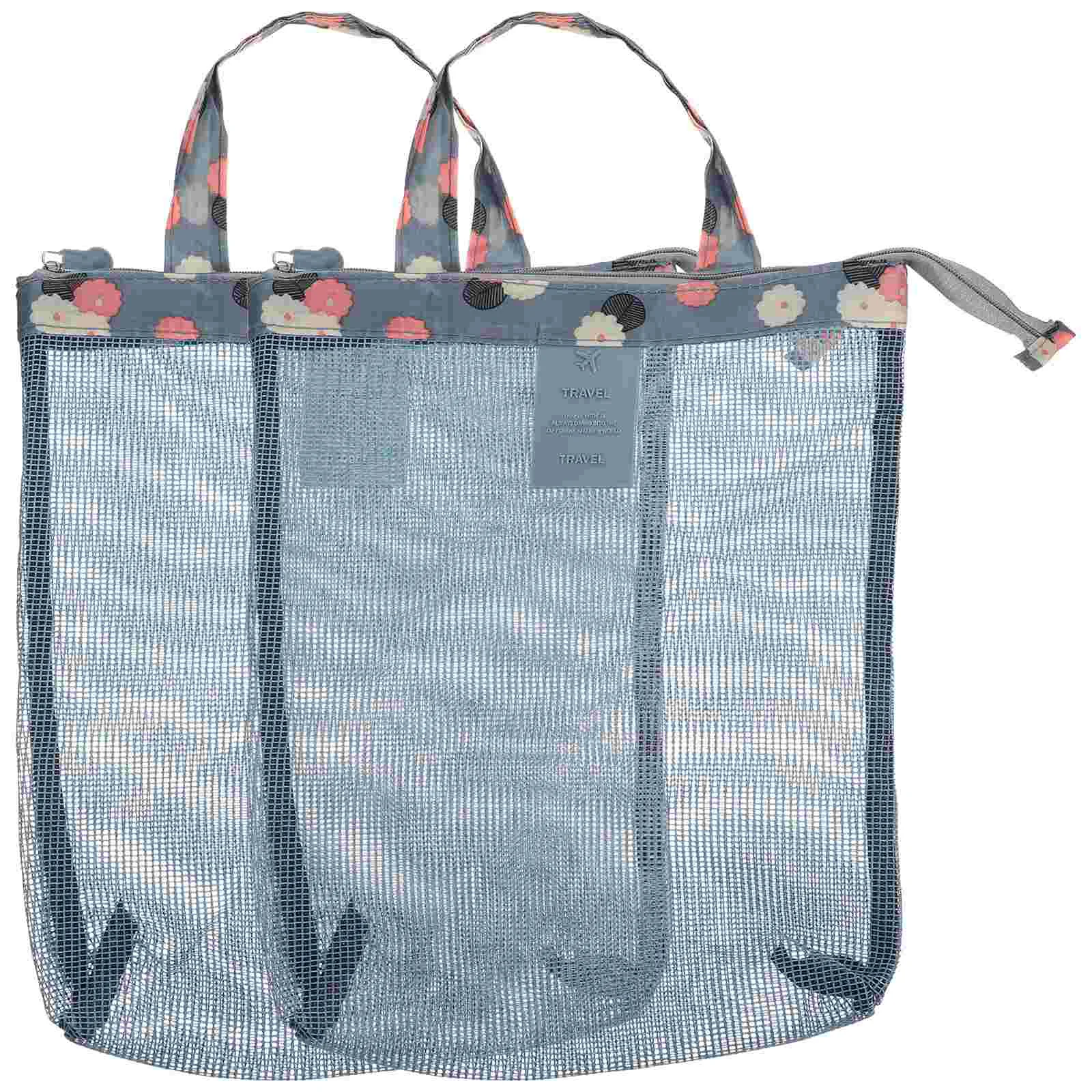 

Сумка сетчатая для туалетных принадлежностей, дорожный мешок на молнии, простой портативный удобный мешок для туалетных принадлежностей, в...