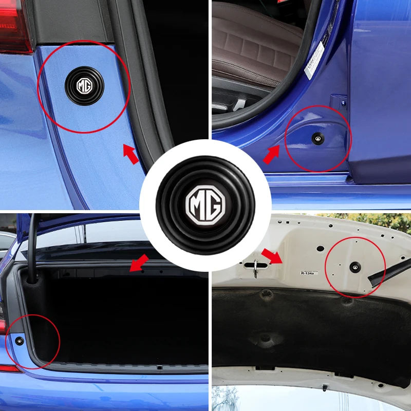 

4pcs Car Door Shock Absorbing Gasket Stickers for Lexus Is250 Is300h Nx300h Is200 Ct200h 200d Rx400h Es 300h Rx350 Accessories