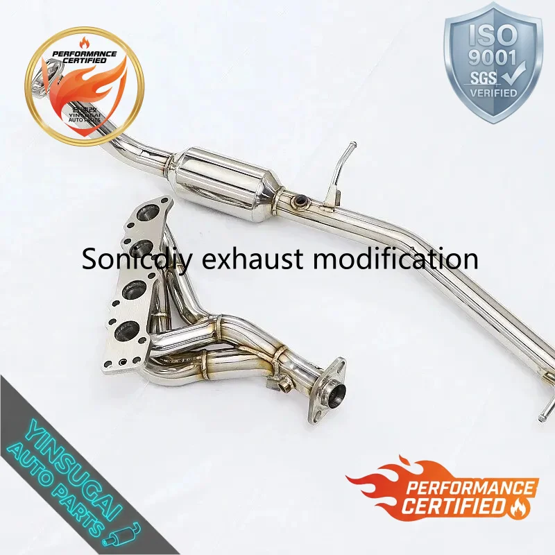 Фото Высококачественный выпускной коллектор Sonicdiy из нержавеющей стали SS304 для Suzuki Jimny 2007-2021, гоночная модификация №4