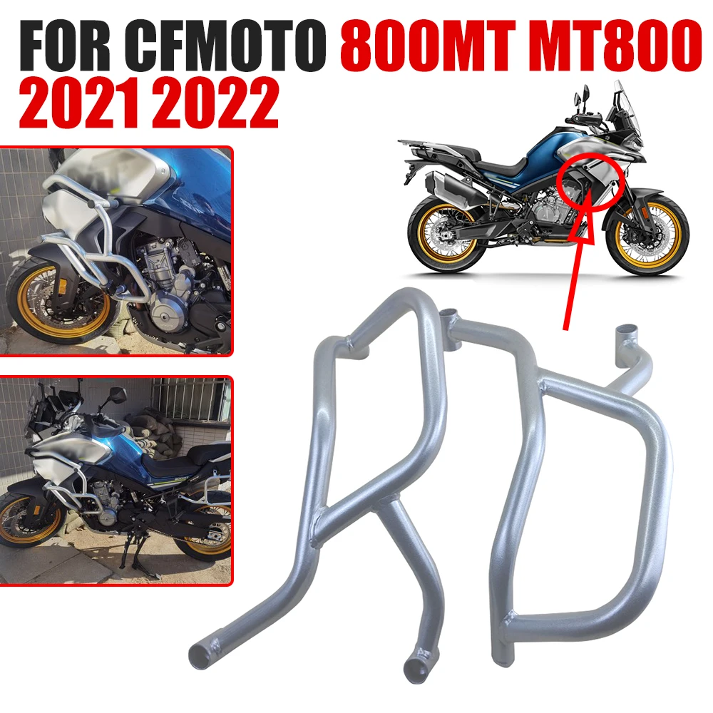 For CFMOTO CF 800MT MT800 MT 800 MT CF800MT Motorcycle Accessories Engine Guard Bumper Crash Bars Stunt Cage Frame Fall Protect