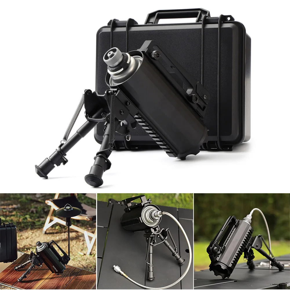 

Swante Gas Tank Cover with Explosion Proof Box Camping Gas Tank Case Aluminum for Cassette Stove Outdoor Picnic Hiking Equipment