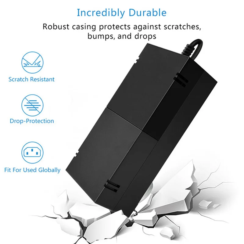 

Supper Durable Use Power Supply Charger AC Adapter EU/US/UK Plug Cable Cord for Xbox One Lightweight Low Power Consumption