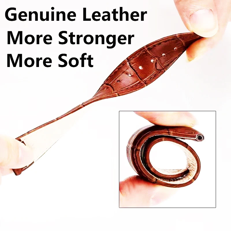 Тонкий ремешок для часов из натуральной кожи девочек и студентов 10 мм 12 14 16 18 20 24