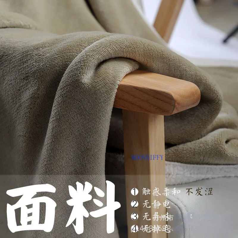 

Зимнее офисное одеяло из плотной овечьей шерсти кораллового цвета, Кашемировое флисовое Клетчатое одеяло, зимнее теплое одеяло для новорожденных, Детское покрывало