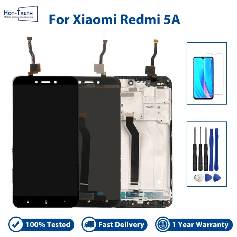 

ЖК-дисплей для Xiaomi Redmi 5A с сенсорным экраном и дигитайзером в сборе, замена для Redmi MCG3B MCI3B