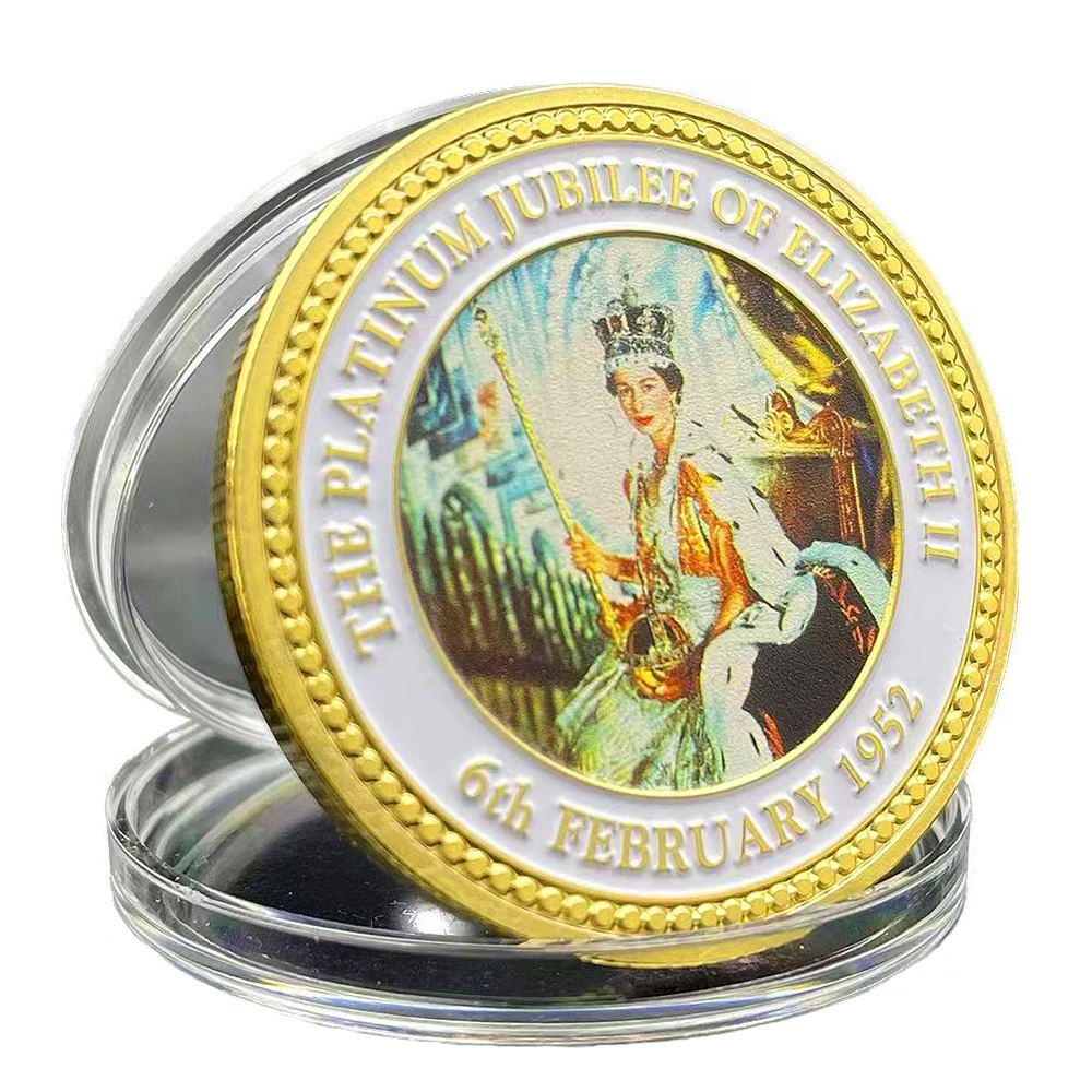 

Коллекционная монета "Платиновый юбилей Елизаветы II"