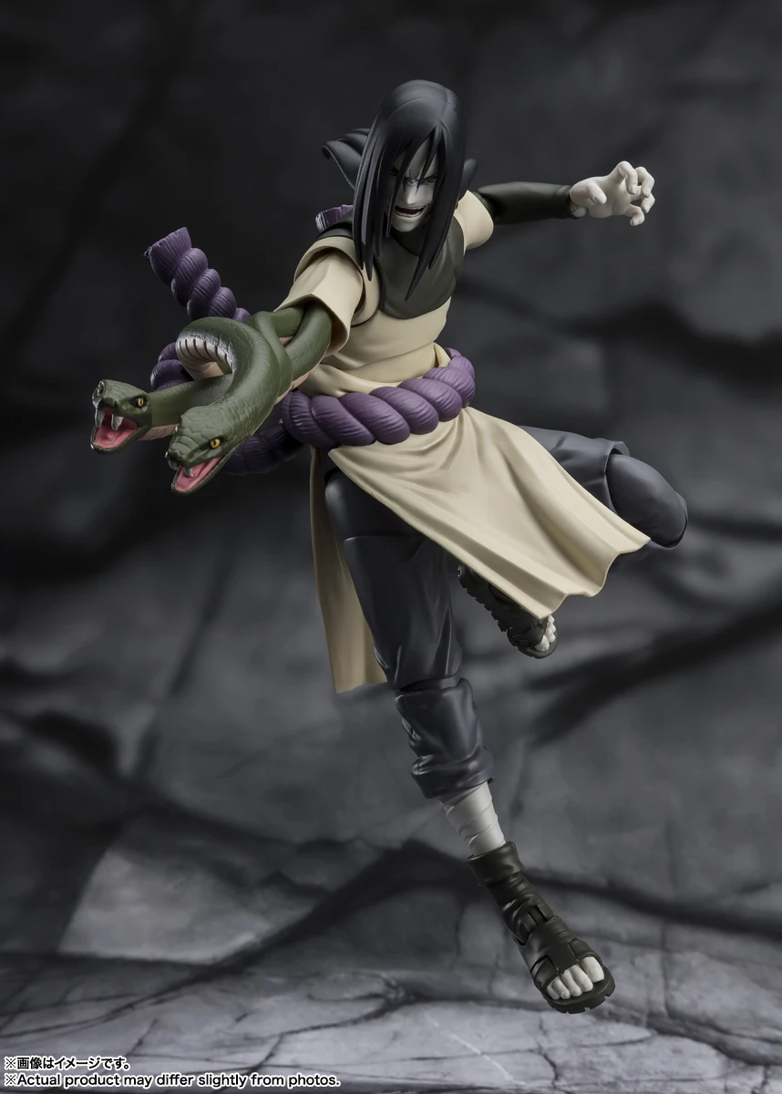 Фото Горячая распродажа! В наличии! Фигурка Bandai SHFiguarts Наруто: Орочимару — искатель истины, стремящийся к вечности. Аниме-модель, подарок. №2