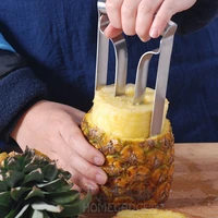 high quality stainless steel pineapple corer fruit slicer parer cutter kitchen gadget fruit cutting tool