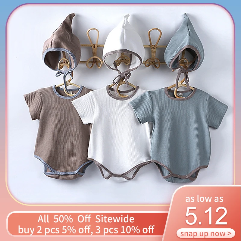 

Детский летний комбинезон и Шапка-бини, 2 шт.