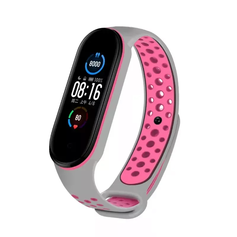 

Strap For Xiaomi Mi Band 7 6 5 4 Silicone Anti-sweat Replacement Wrist TPU Breathable Wristband For Xiaomi Mi band 7 6 5 4 3