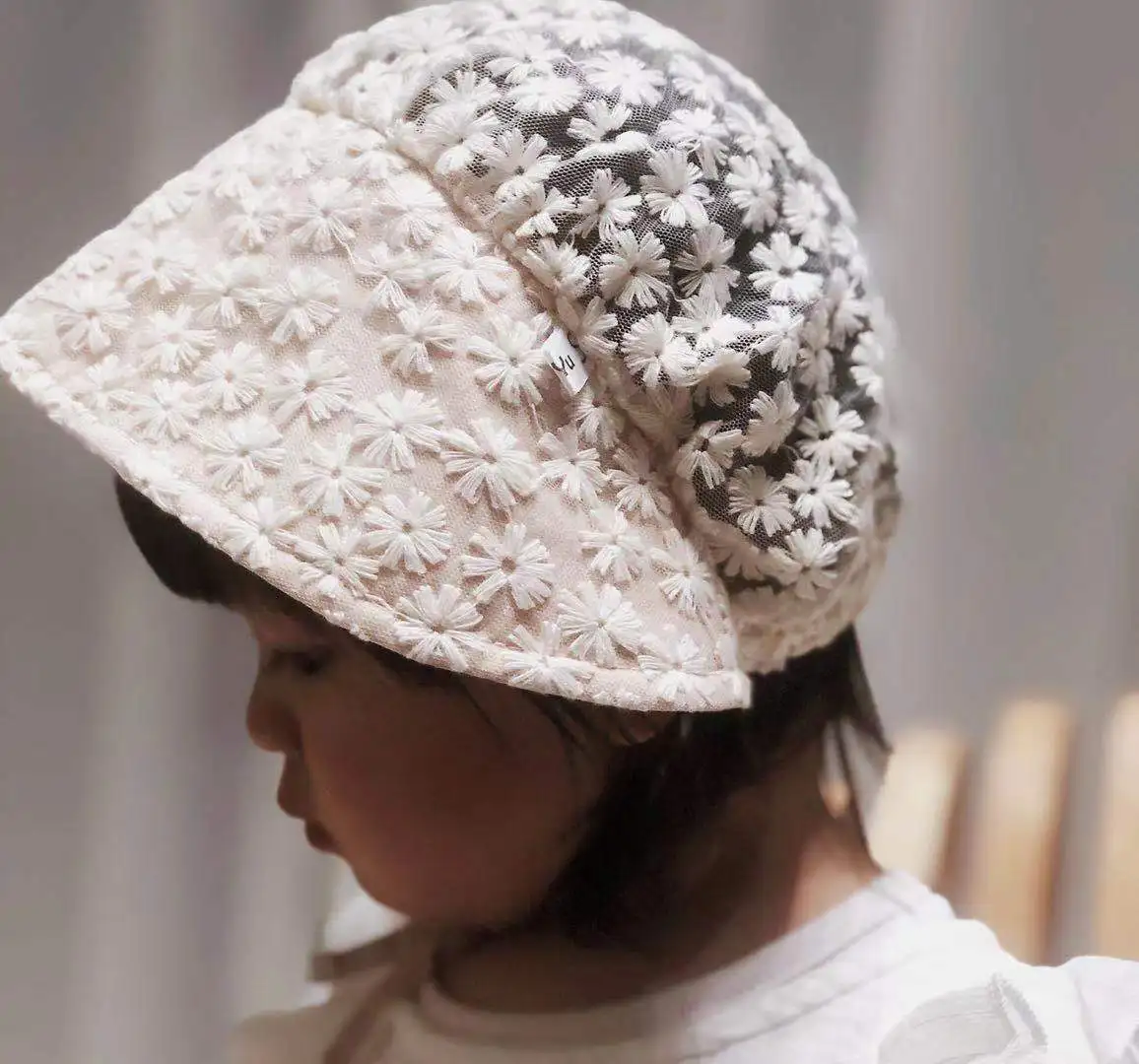 

New Summer Baby Kids Dome Lovely Thin Ventilation Lace Elegant Fashion Girls Outdoor Beautiful Sunscreen Princess Bucket Hats