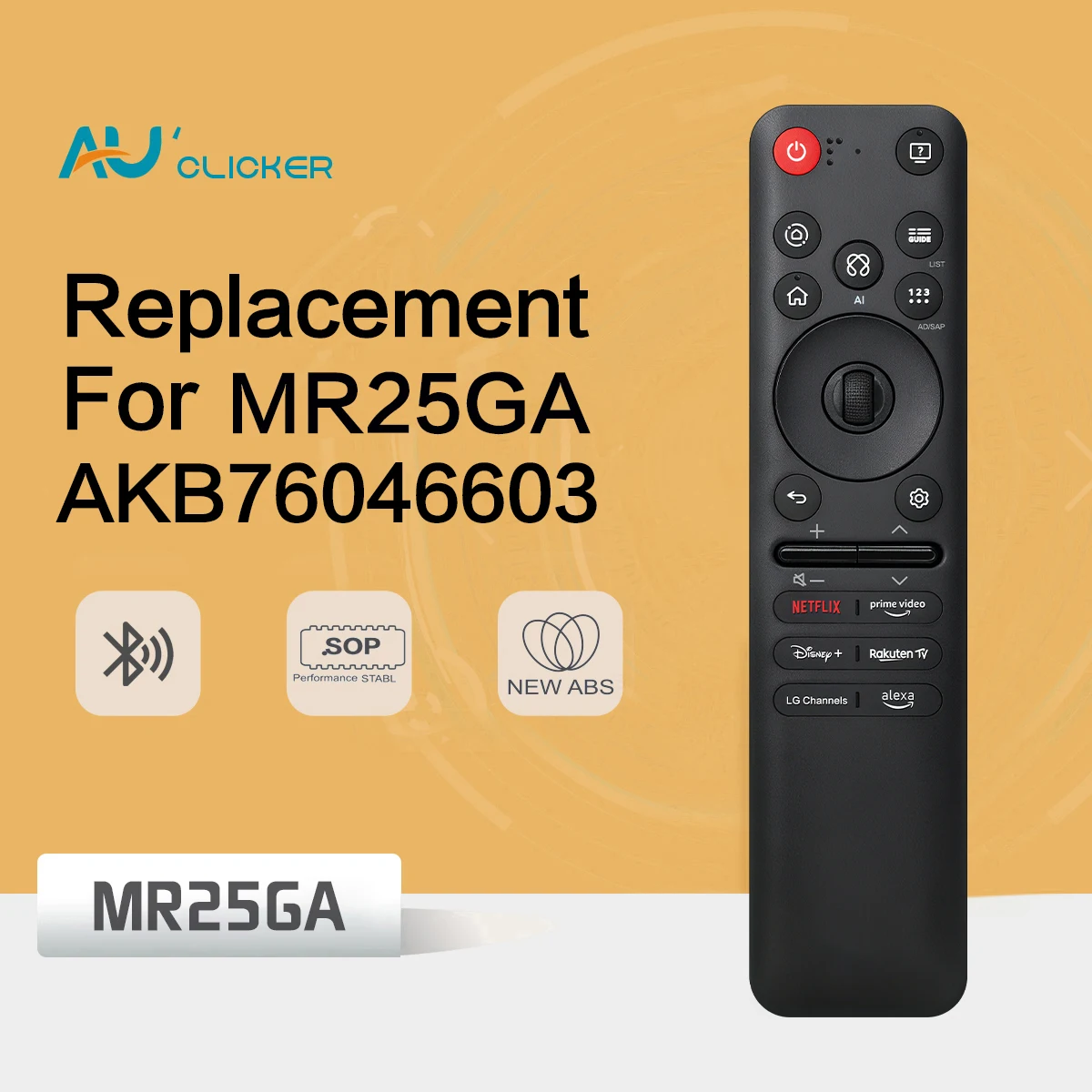 Фото MR25GA AKB76046603 Smart TV Magic Пульт дистанционного управления для с функцией голосовой указки Пульт дистанционного управления для контроллера серии GA/GC №1