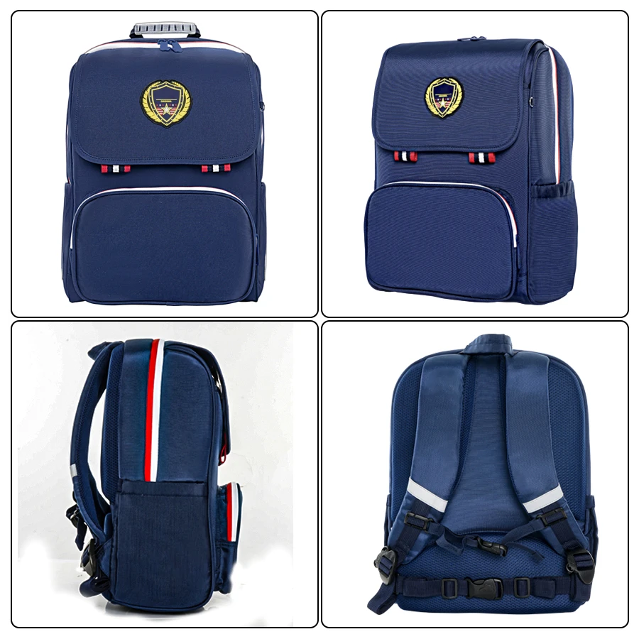 Brand New Pupil Students Children England Style Backpack School Bags For Boys Bagpack Mochila Escolar Hombre Backpacks Kids Bag