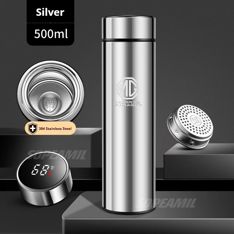 

MG ZS Hybrid+ HS ES5 MG4 S5 EV EZS ONE MG3 MG5 MG6 MG7 Автомобильный термос Чашка для воды Дисплей температуры Кофейная чашка Термос