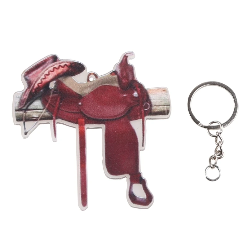

Western Horse Saddle Keychain Western Car Interior Keychain Key