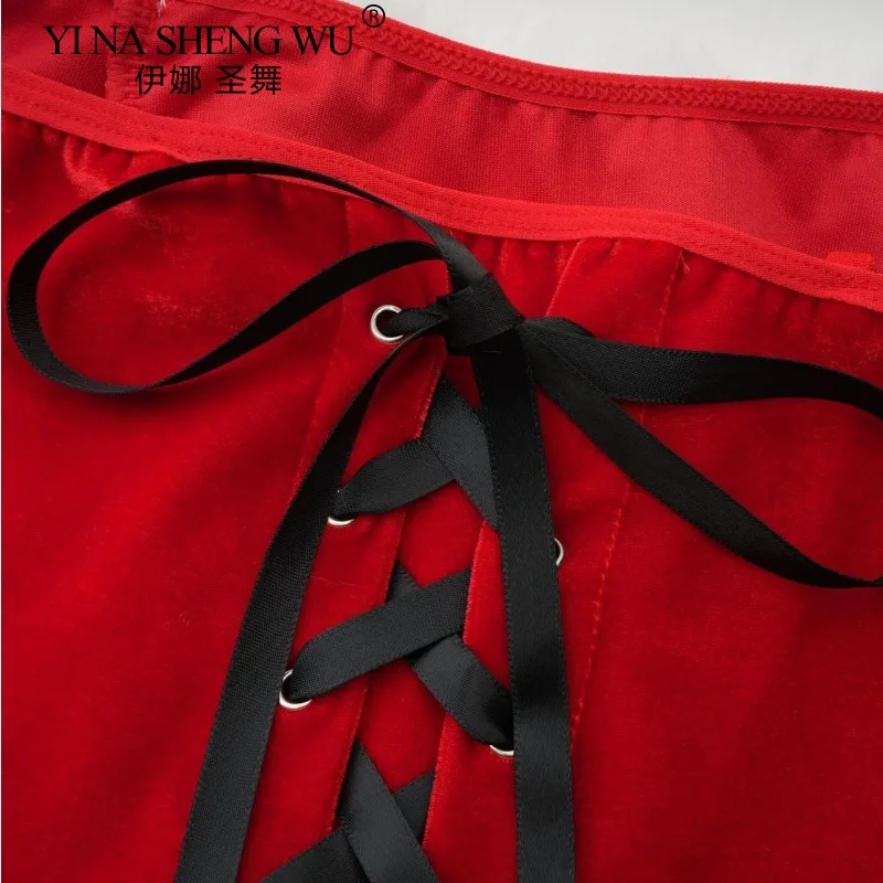 Леди Санта-Клаус Косплей Костюм Рождественское Платье Женский Рождественский