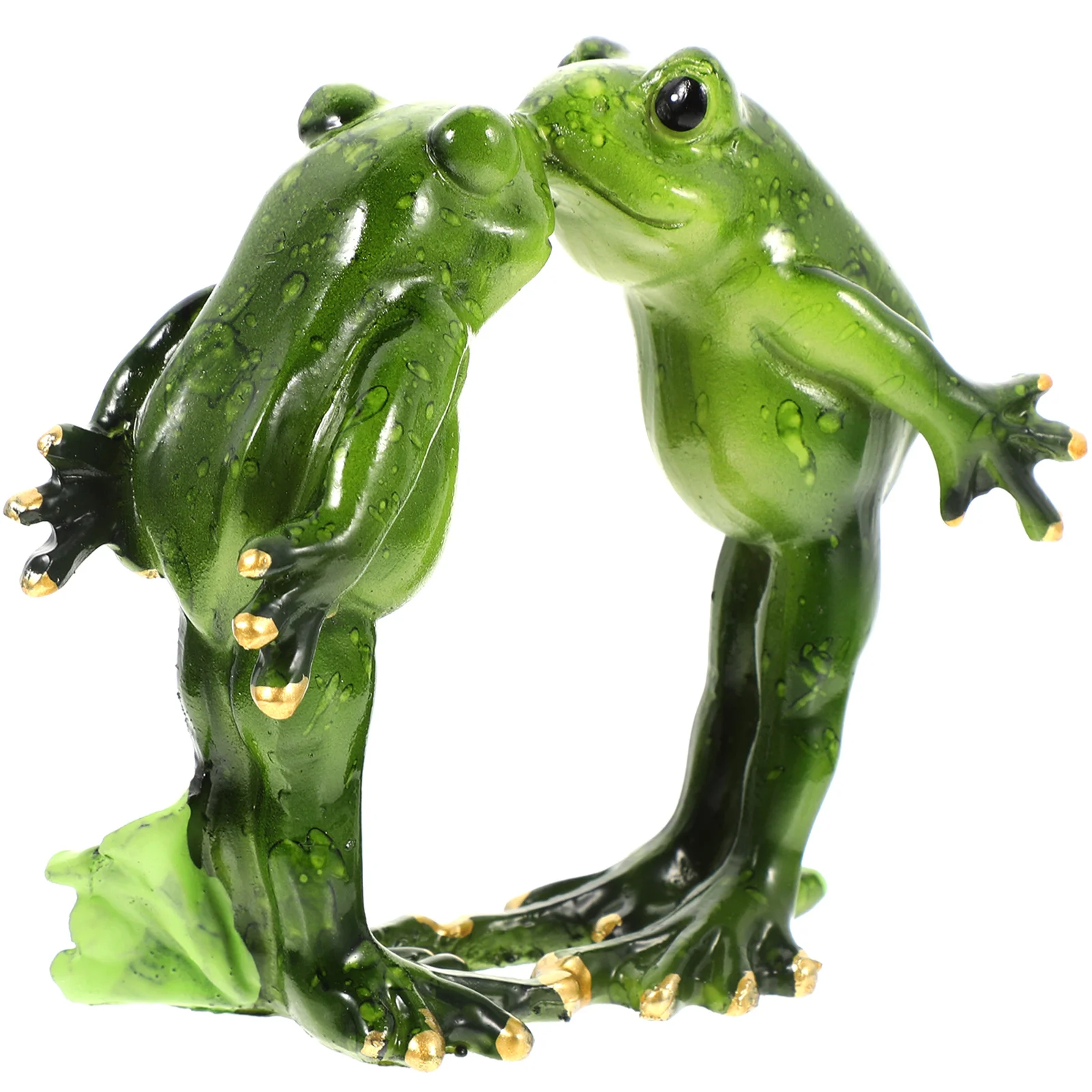 

Frog Garden Statue Frogs Resin Figurine Sculpture Animal Ornament Decoration Decor Statues Outdoor Desktop Couple Pond Figurines