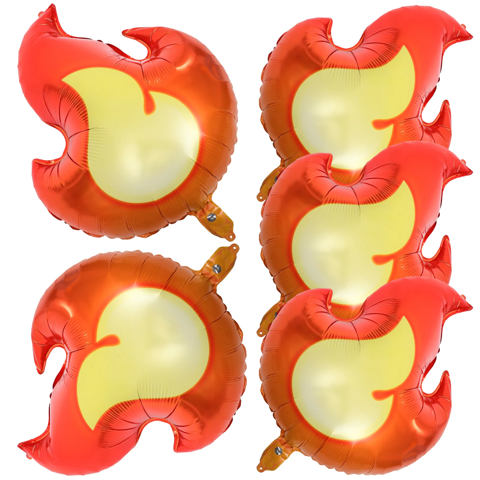 5 шт. красные воздушные шары с пламенем вечерние опора для огня украшения