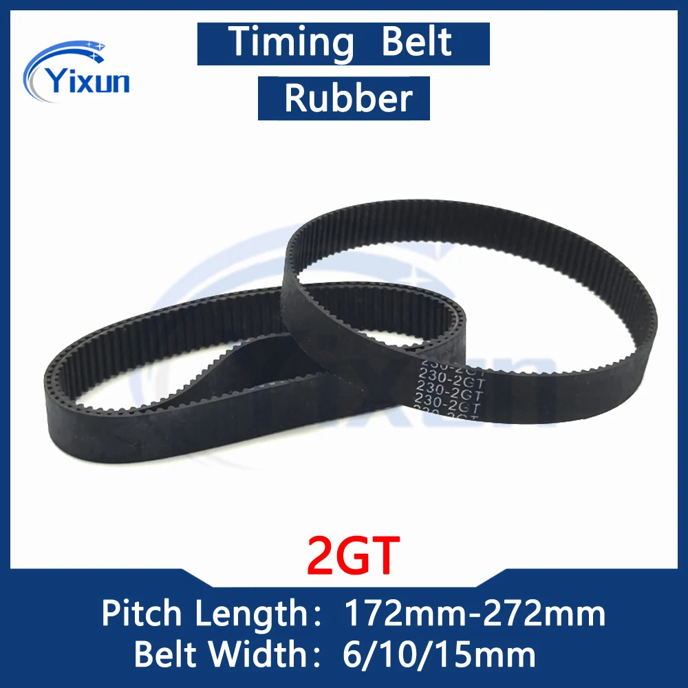 

Ремень синхронный замкнутый для 3D-принтера, длина 172-272 мм, ширина 6/10/15 мм