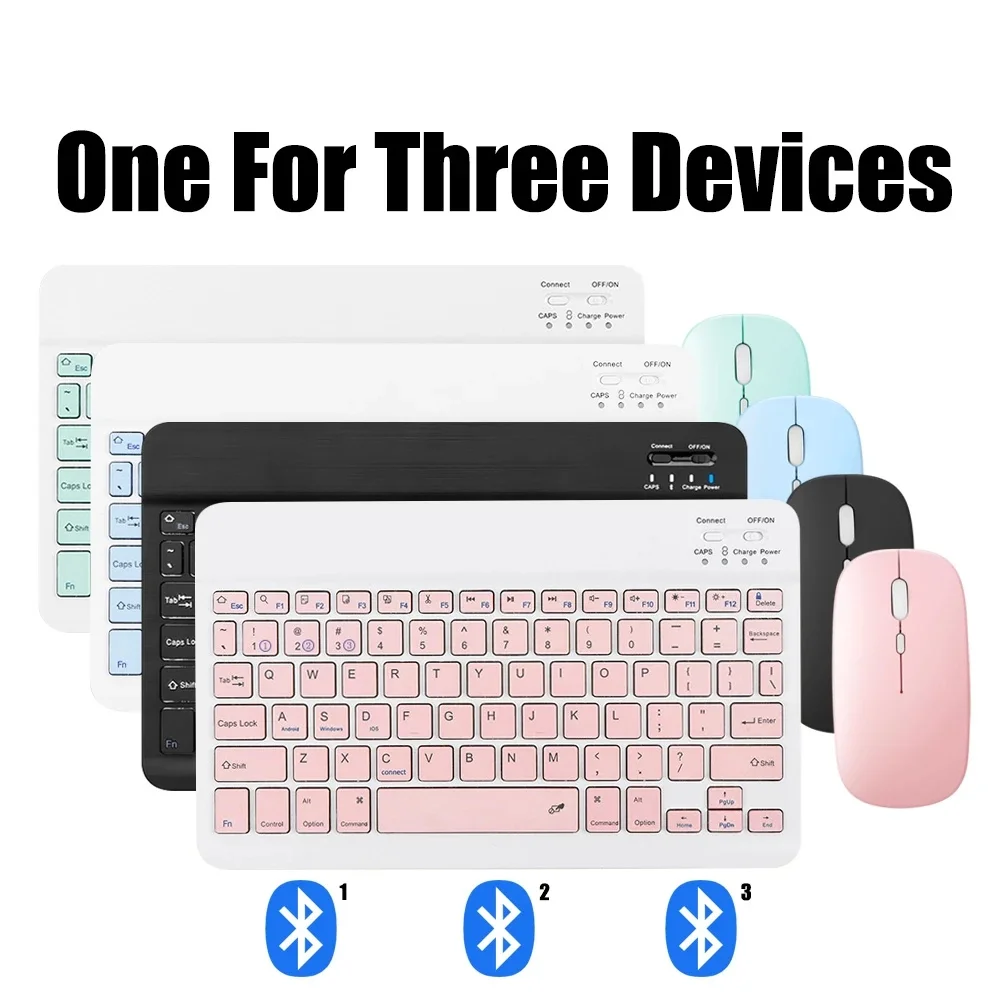 

Беспроводная клавиатура для планшета iPad Pro 2020 11 12,9 10,5 Teclado, Bluetooth клавиатура мышь для iPad 8th 7th Air 4 3 2