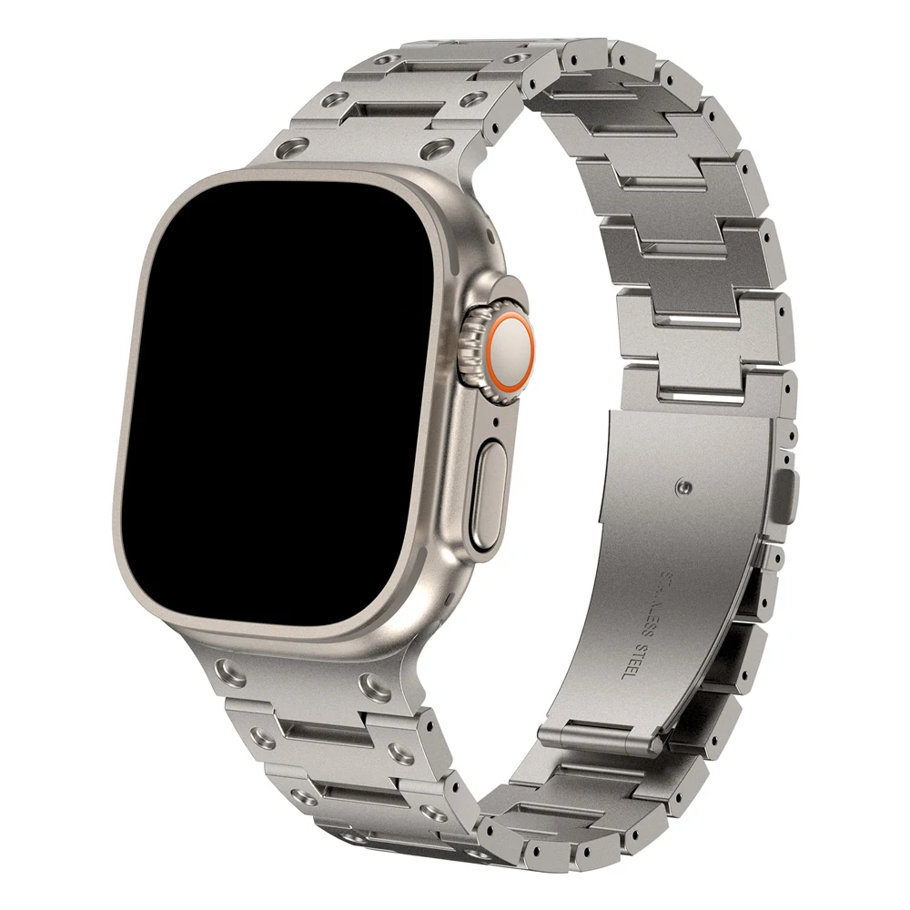 Metal Strap for Apple Watch ultra 49mm Band 45mm 41mm 44mm 40/38MM Stainless Steel smart watch wristband For iWatch 8 5 6 7 se 3