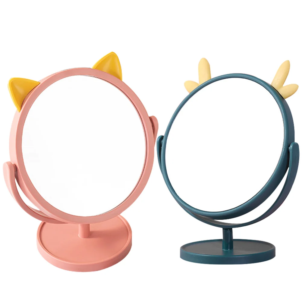 

2 шт., круглые зеркала для макияжа