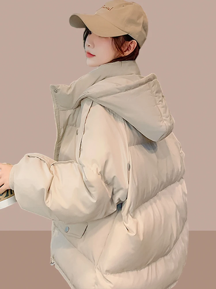 Пуховик Куртка на хлопковой подкладке Женская одежда 2024 Зима Новый пуховик