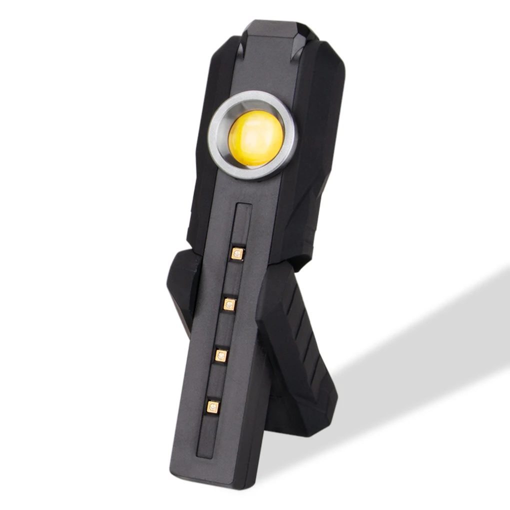 

Work Light Plastic COB XPE Folding Shockproof Power Display Portable Flashlight Travelling Lighting Tool Lamp Grey