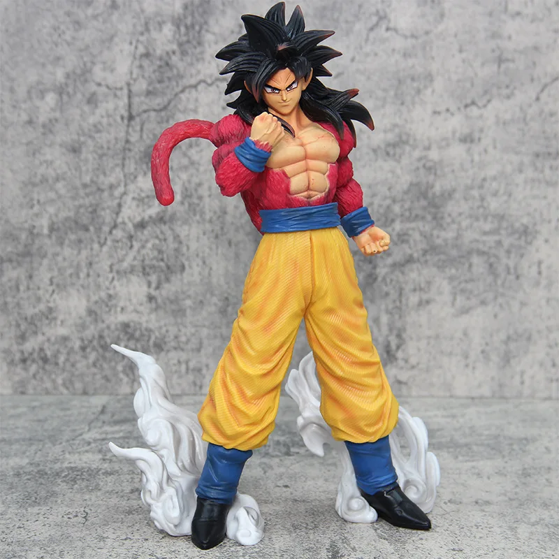 30 см аниме Dragon Ball GT Son Goku Super Saiyan 4 модель игрушки подарок фигурку из ПВХ