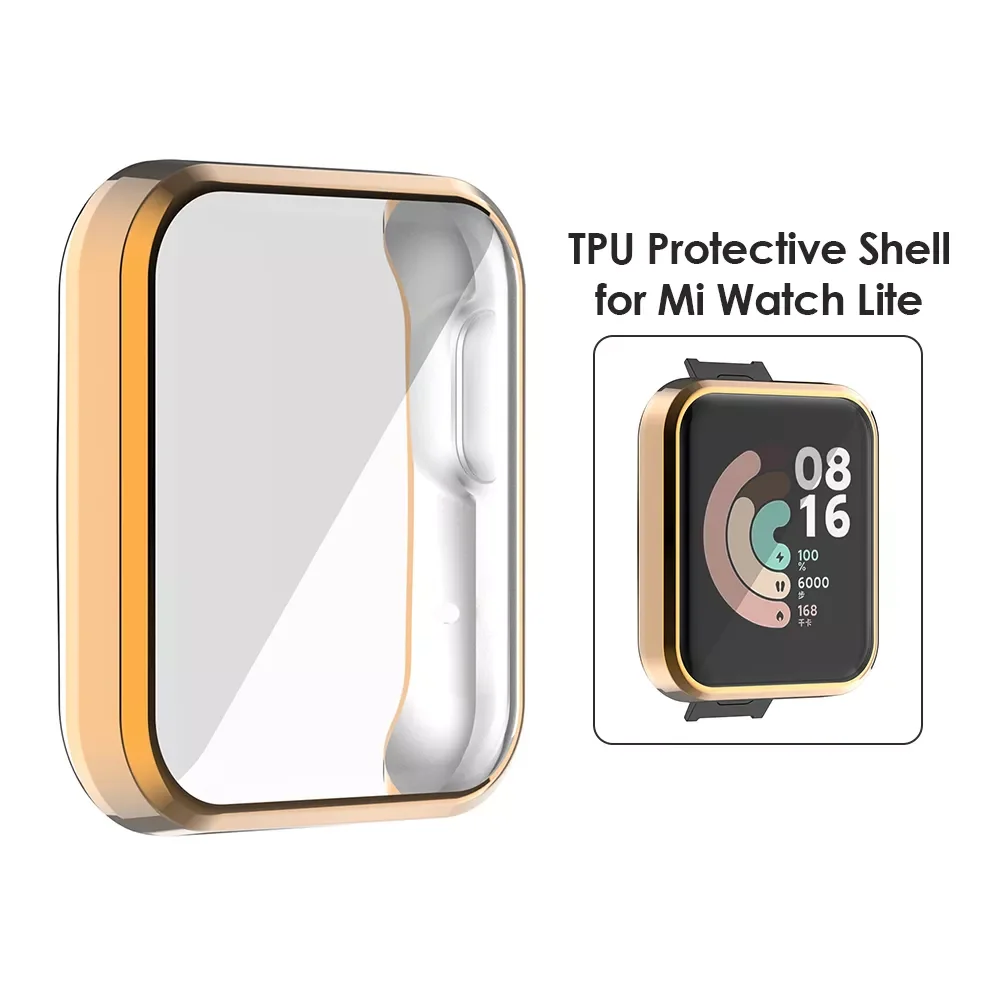 

2022 Trend Mi Watch Lite Redmi Watch Protective Case Case Frame TPU Screen Protector Smart Watch Accessories