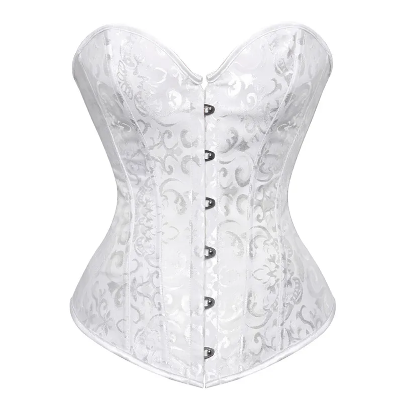 Corset Bustier Top Sexy Corselet Overbust Lingerie Bridal Wedding Lace Push up Blue Women Renaissance Victorian White Black Red