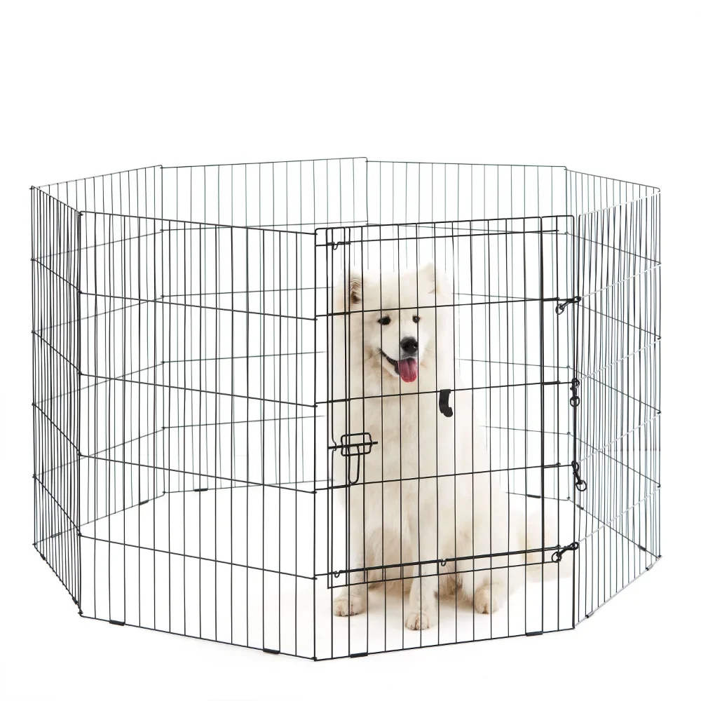 

Vibrant Life 8-Panel Pet Exercise Play Pen with Door, 36"H Dog Playpen
