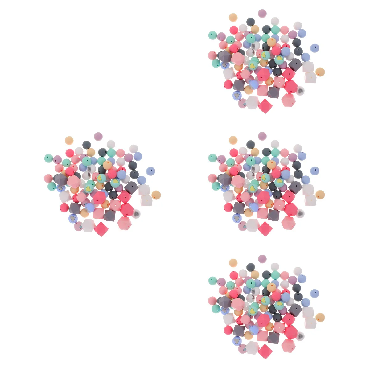 

Silicone Beads Pacifier Clip DIY Kit 15 Mm Small String Bracelet Making Jewelry
