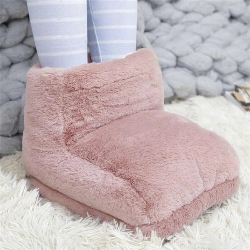 

Electric Foot Warmer Heater USB Charging Power Saving Warm Foot Cover Feet Heating Pads Heater Shoes for Home Bedroom Sleeping