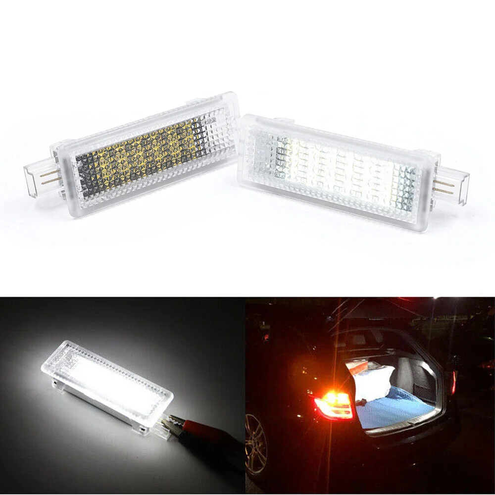 

2x LED Courtesy Footwell Door Luggage Trunk Boot Light For BMW Mini Cooper 01-12