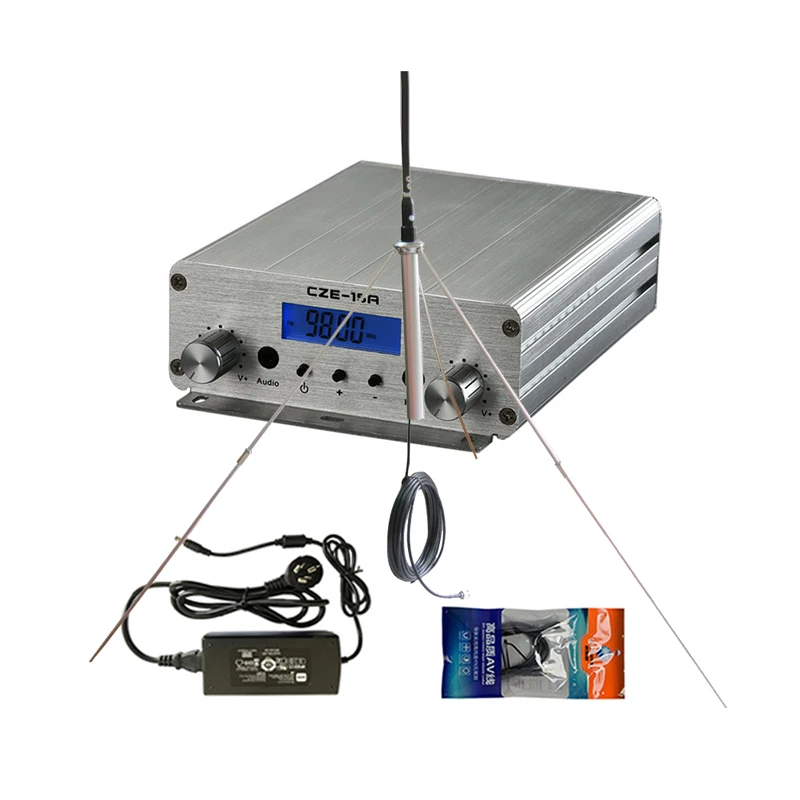 

CZH-15A CZE-15A FU-15A 3W/15W 15watts Transmitter FM Broadcast Radio Station equipment for sale