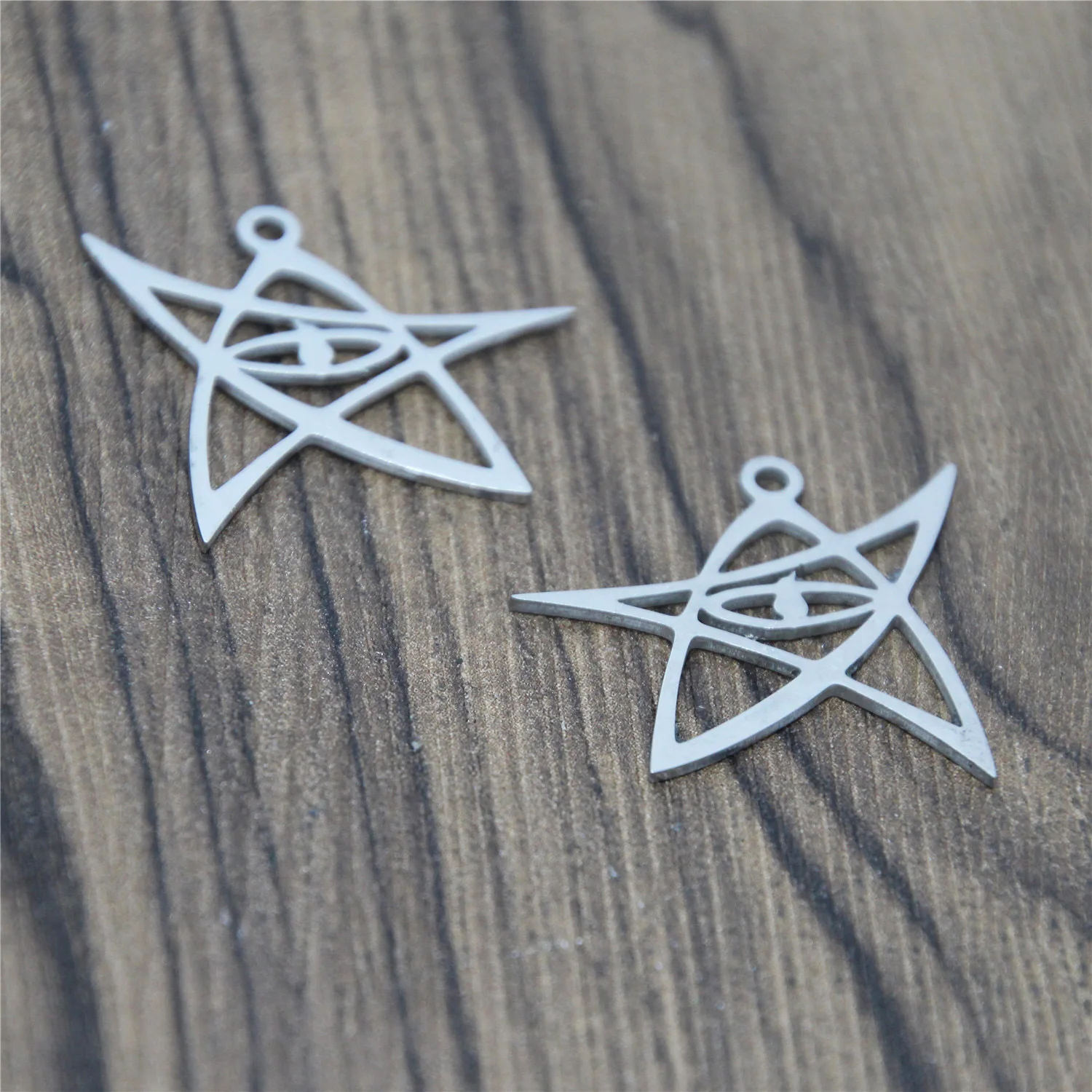 5 шт./лот Cthulhu подвеска в виде знака человека старшего солнца, амулет, медальон, талисман, символ без здоровья, подвеска из нержавеющей стали, 28x26 мм