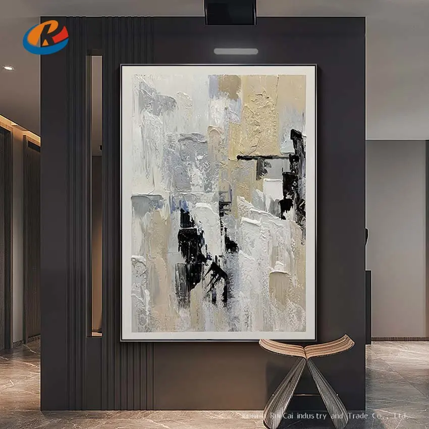 

Abstract Handmade Canvas Frameless Oil Painting Wall Decoration Art Picture Size Can Be Customized To Hang In The Hotel Or Home