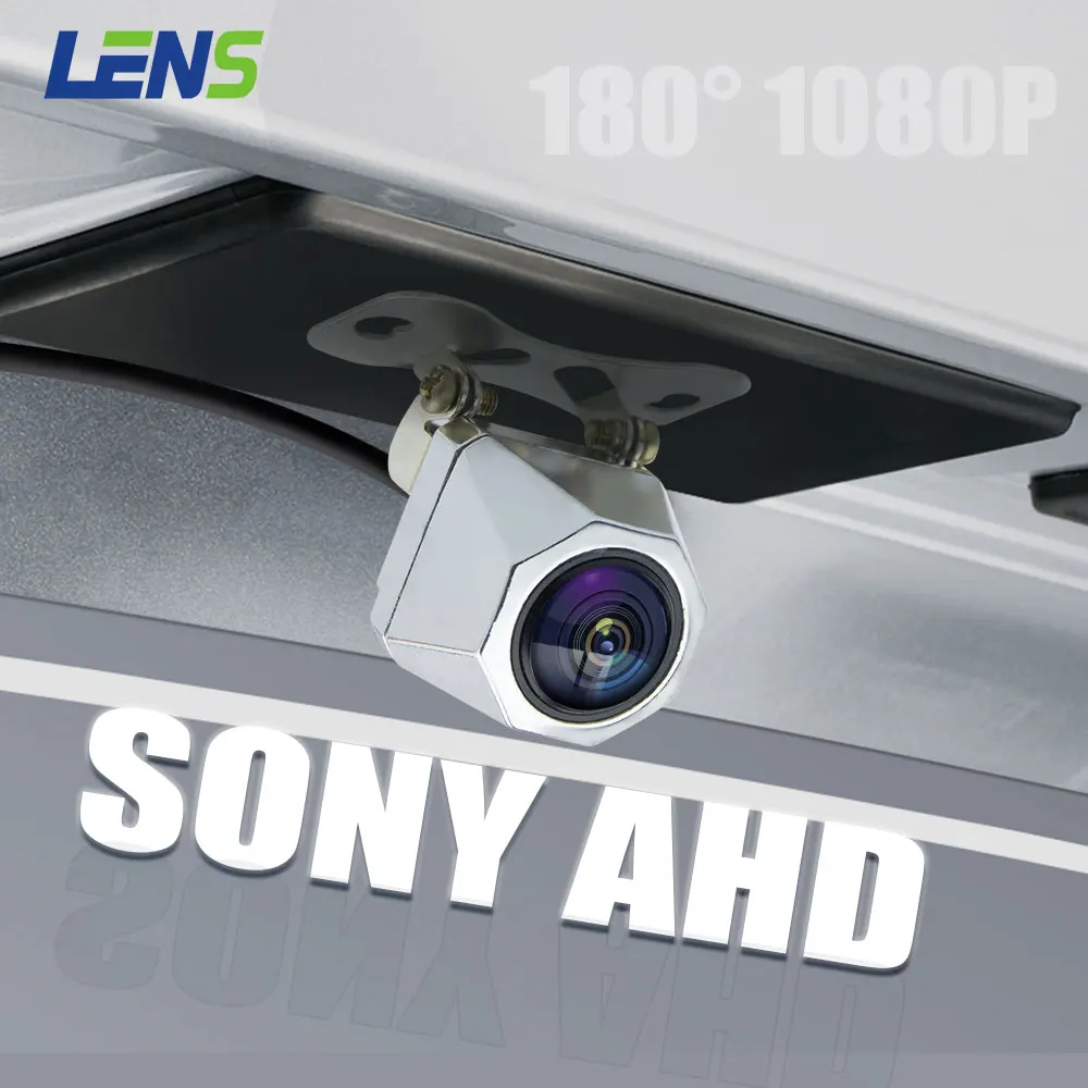 

LENS AHD Rear View Car Camera 720P/1080P 180° Wide Angle Fisheye Starlight Night Vision HD Waterproof Vehicle Metal Universal