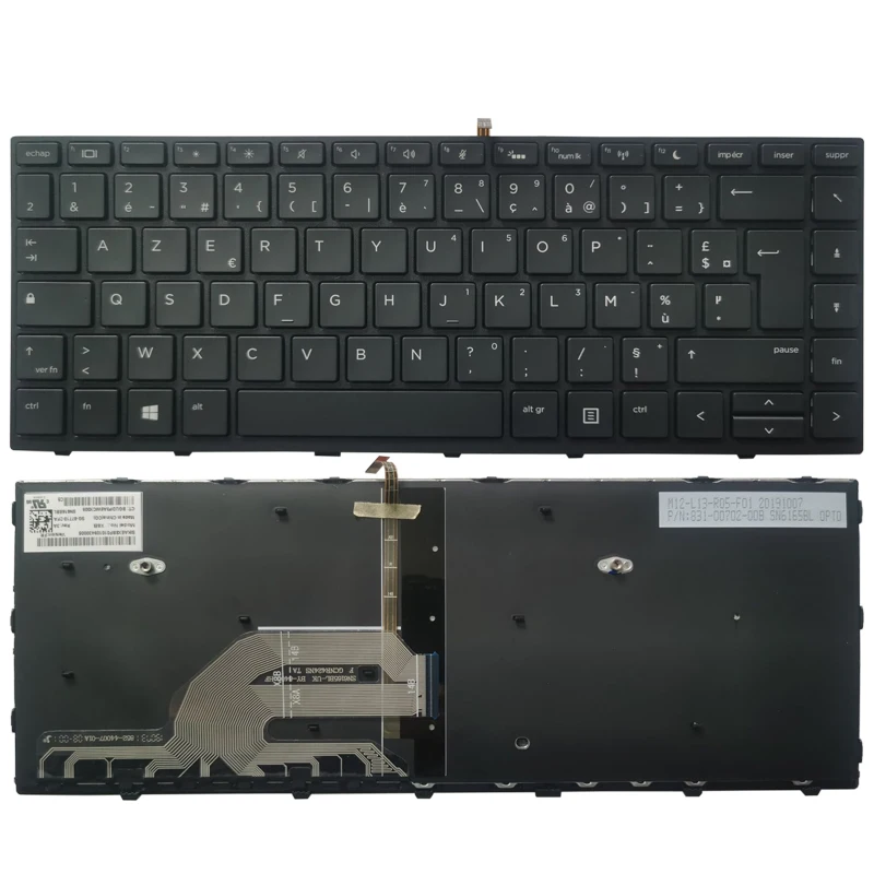 

Новая Французская клавиатура для ноутбука HP Probook 640 G4 645 G4 645 G5 430 G5 440 G5 445 G5 G5 с черной рамкой