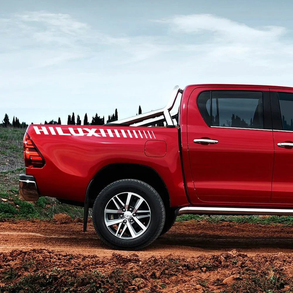 Наклейки с боковыми полосками пикапа для Toyota Hilux Revo Vigo графический логотип