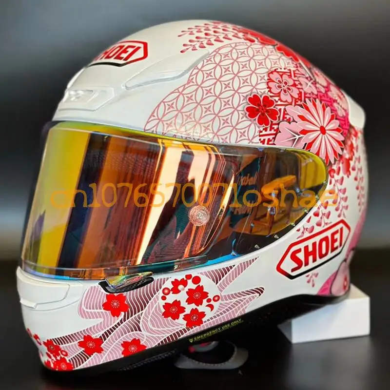 

Высококачественный ABS классический Полнолицевой шлем SHOEI Z7 Z-7 розовый цвет вишни TC-10 спортивный велосипедный гоночный шлем мотоциклетный шлем