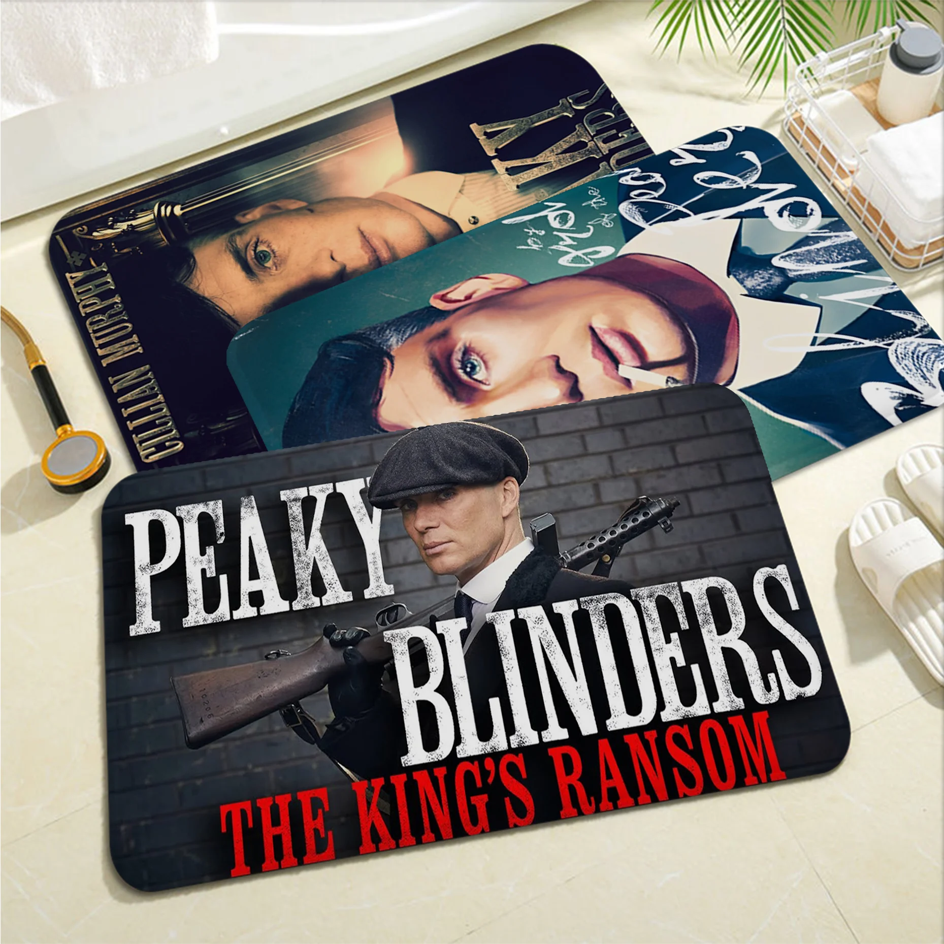 

P-Peaky Blinders Floor Carpet Washable Non-Slip Living Room Sofa Chairs Area Mat Kitchen Welcome Rug