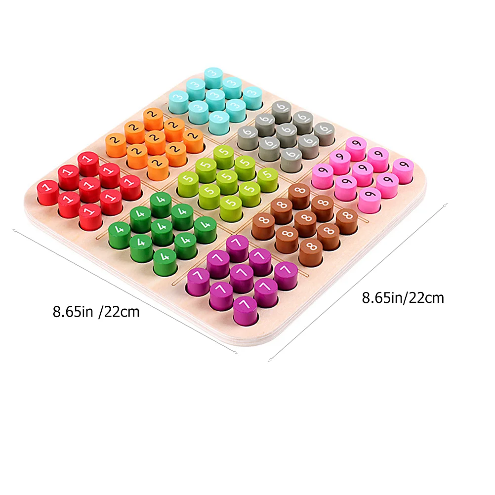 

Arithmetic Learning Sudoku Toy Desktop Chess Wooden Board Game Children Leisure Plaything