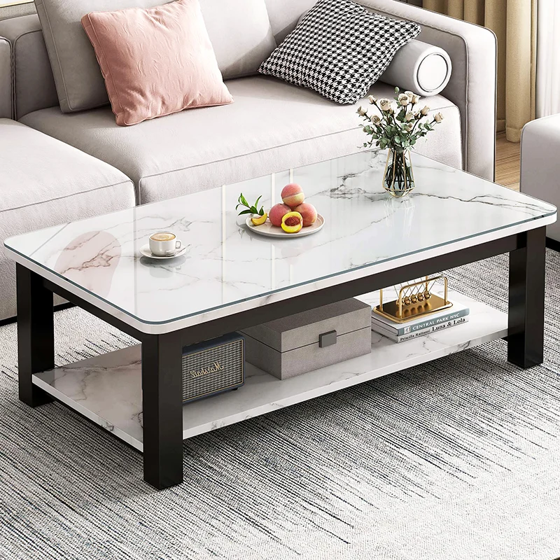 

Modern Glass Coffee Tables Storage Simple Nordic Living Room Coffee Table Rectangle Tavolino Da Salotto Home Furniture CC50CJ