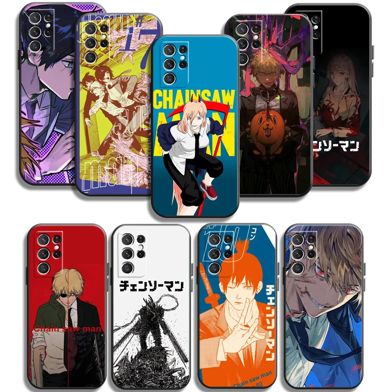 

Chainsaw Man TV 2022 Phone Cases For Samsung Galaxy S20 FE S20 Lite S8 Plus S9 Plus S10 S10E S10 Lite M11 M12 Coque Soft TPU